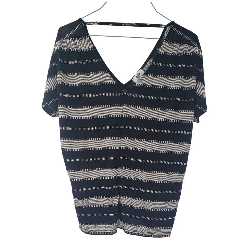 Old Navy Striped V-Neck Top - Women's Medium
